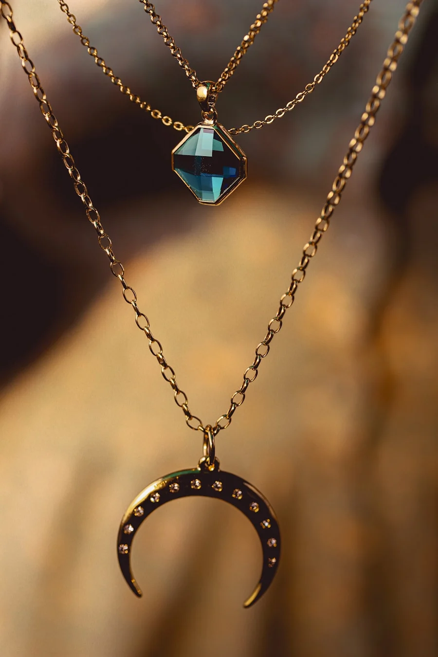 Celestial pendant set
